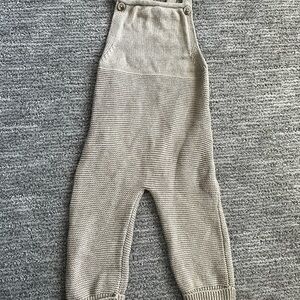 Jamie Kay Cream Knit Overalls